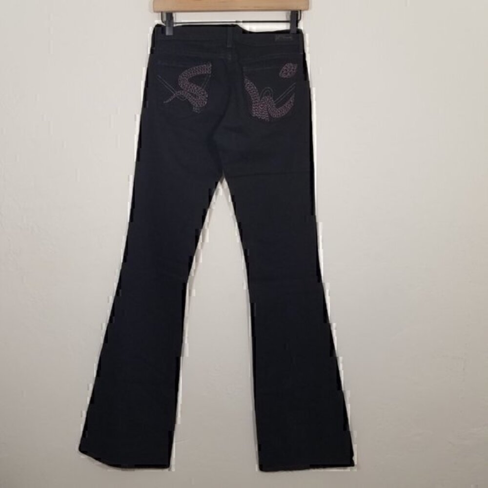 Citizens Of Humanity Serpent Embroidered Pocket Flare Jeans Size 25